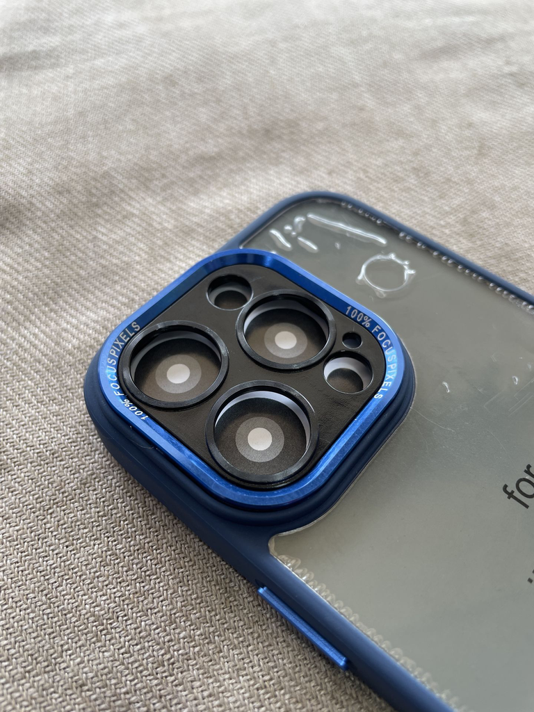 iPhone 16 Pro crystal glass back cover with camera protection