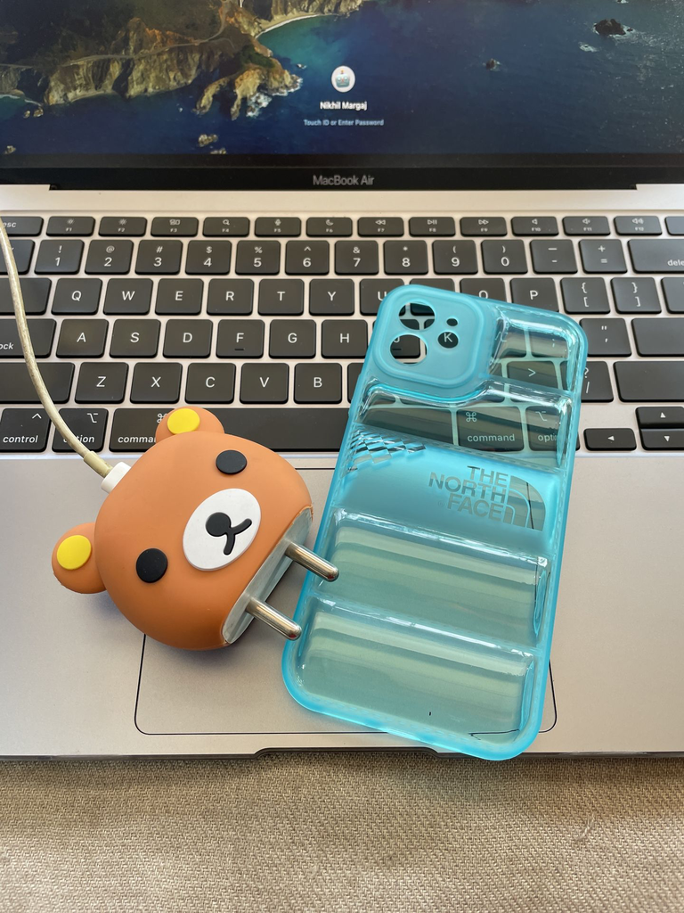 Back Cover Case for iPhone Soft Flexible TPU Shockproof Protective Luxury North Puffer Edition Case (Mint Color)
